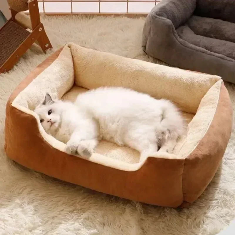 Plush Small Pet Bed