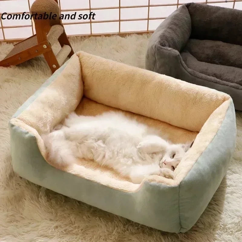 Plush Small Pet Bed
