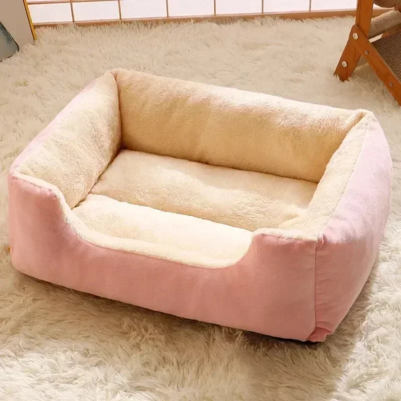 Plush Small Pet Bed